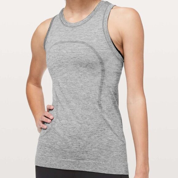 Lululemon Swiftly Breeze Tank Slate / White - Picture 6 of 6